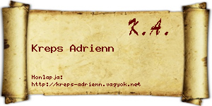 Kreps Adrienn névjegykártya