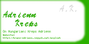 adrienn kreps business card